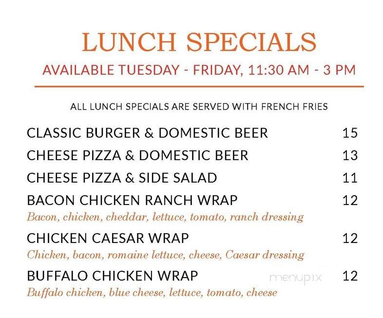 Vicino's Brick & Brew - Syracuse, NY menu_pic