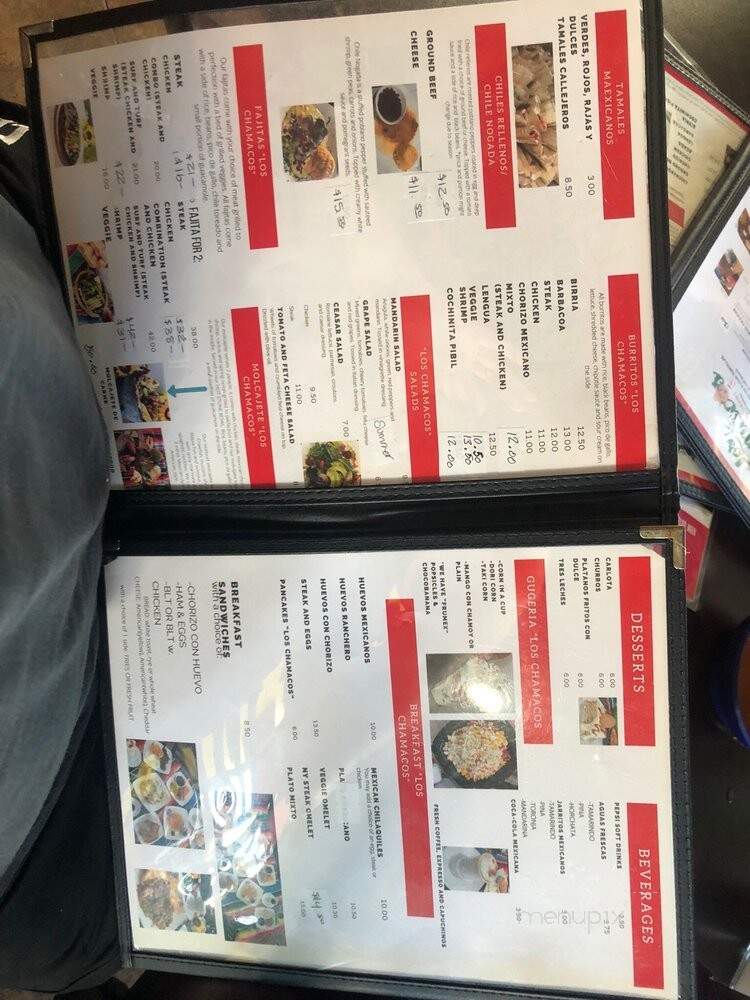 Los Chamacos Mexican Restaurant - Arlington, VA menu_pic