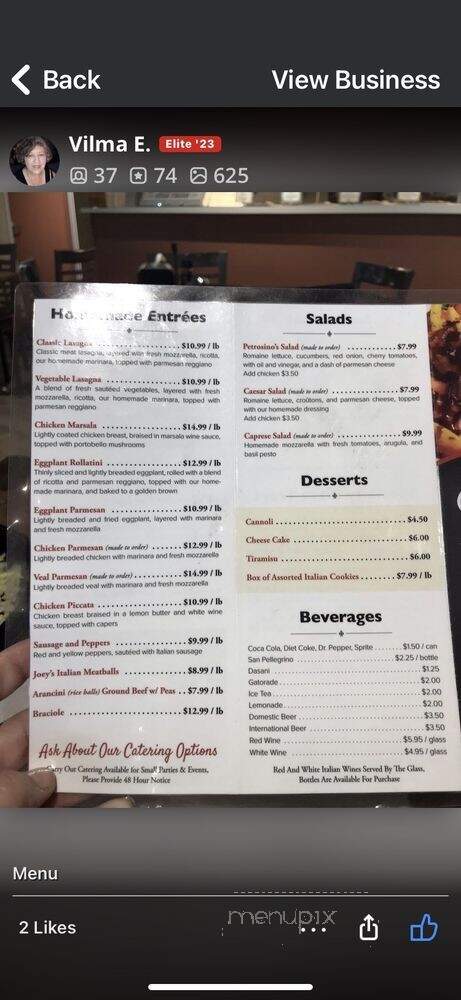 Petrosinos Italian Deli and Market - Bradenton, FL menu_pic