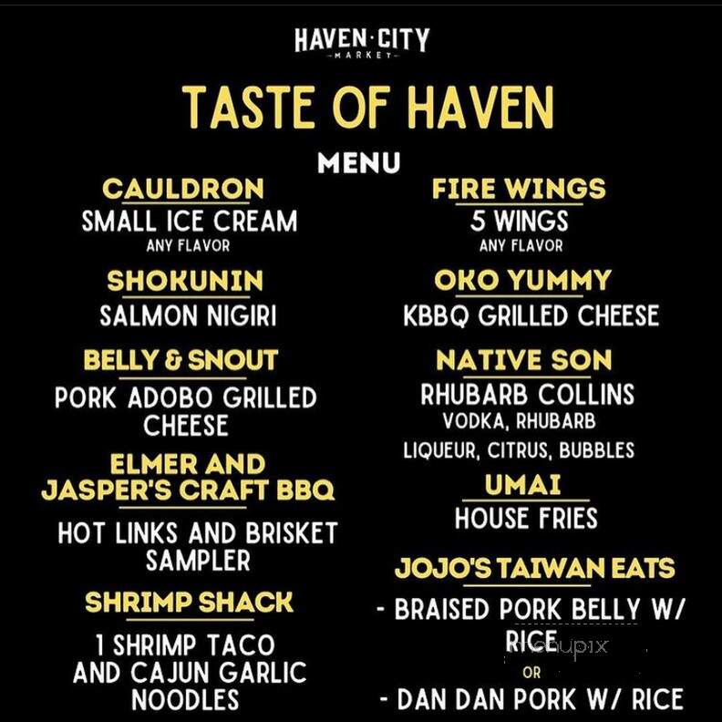 Belly & Snout - Rancho Cucamonga, CA menu_pic