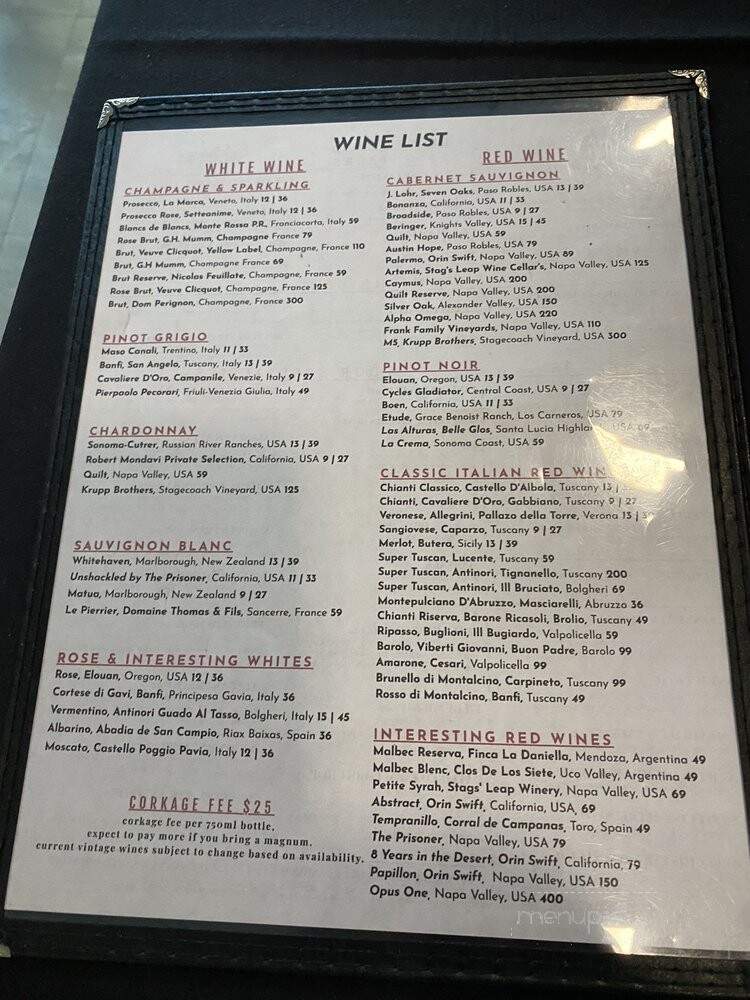 Anthony's Clam House & Grill - Fort Lauderdale, FL menu_pic