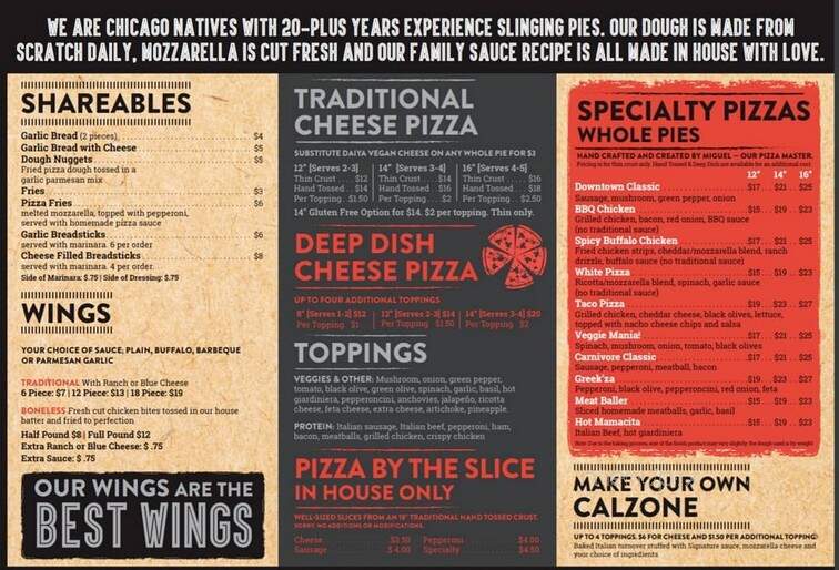 Chicago Guys Pizza Co - Las Vegas, NV menu_pic
