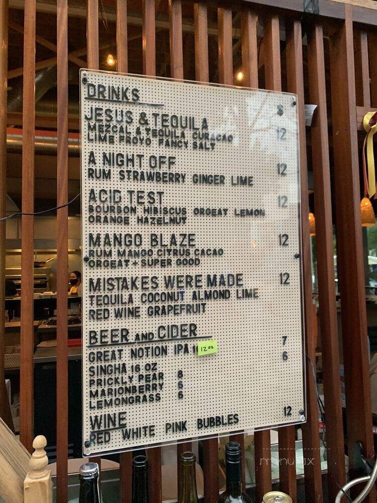 Eem - Portland, OR menu_pic