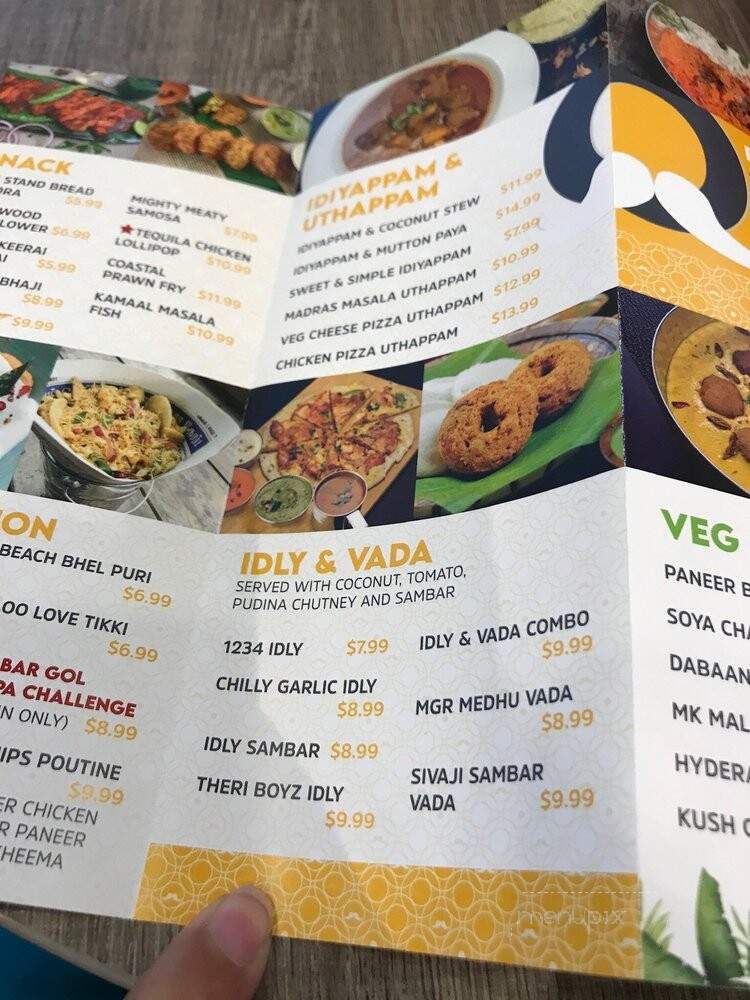 Dosa Boyz - Brampton, ON menu_pic