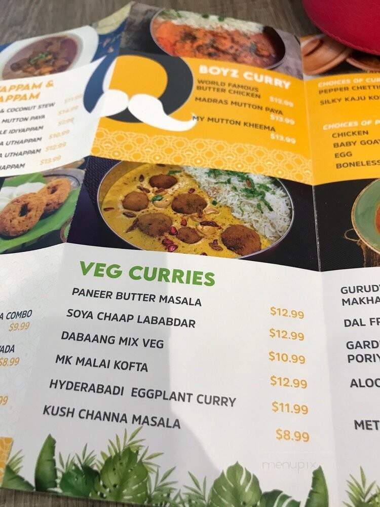 Dosa Boyz - Brampton, ON menu_pic
