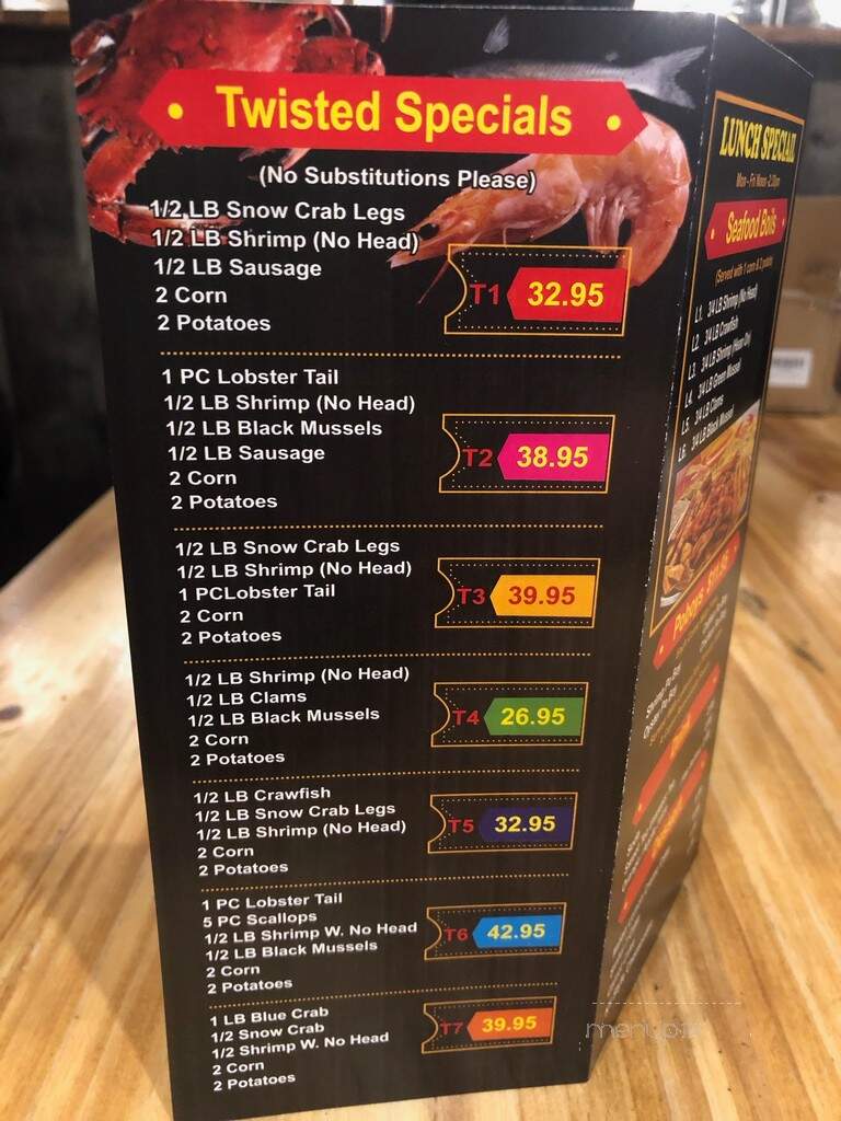 The Twisted Crab - Fort Myers, FL menu_pic