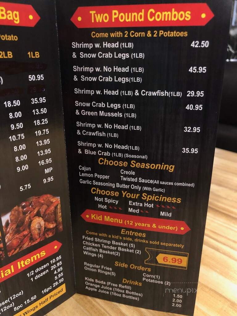 The Twisted Crab - Fort Myers, FL menu_pic