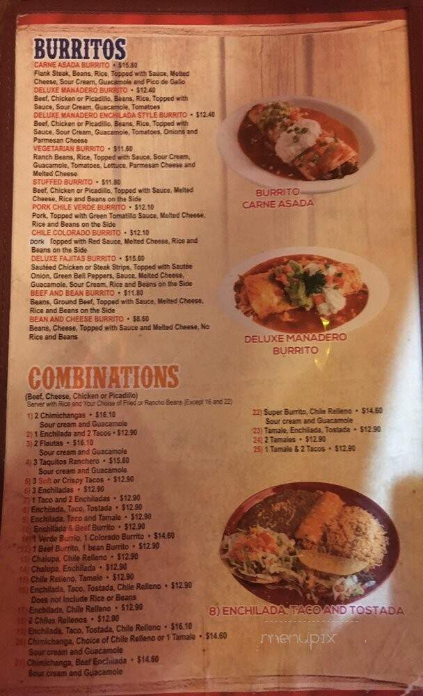 Fiesta Mexicana - Billings, MT menu_pic