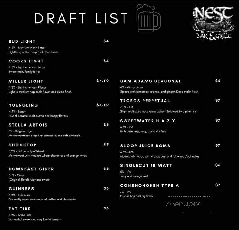 The Nest Bar and Grille - Bethlehem, PA