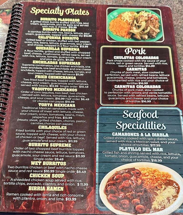 Casa Amigos Mexican Bar & Grille - Jacksonville, FL menu_pic