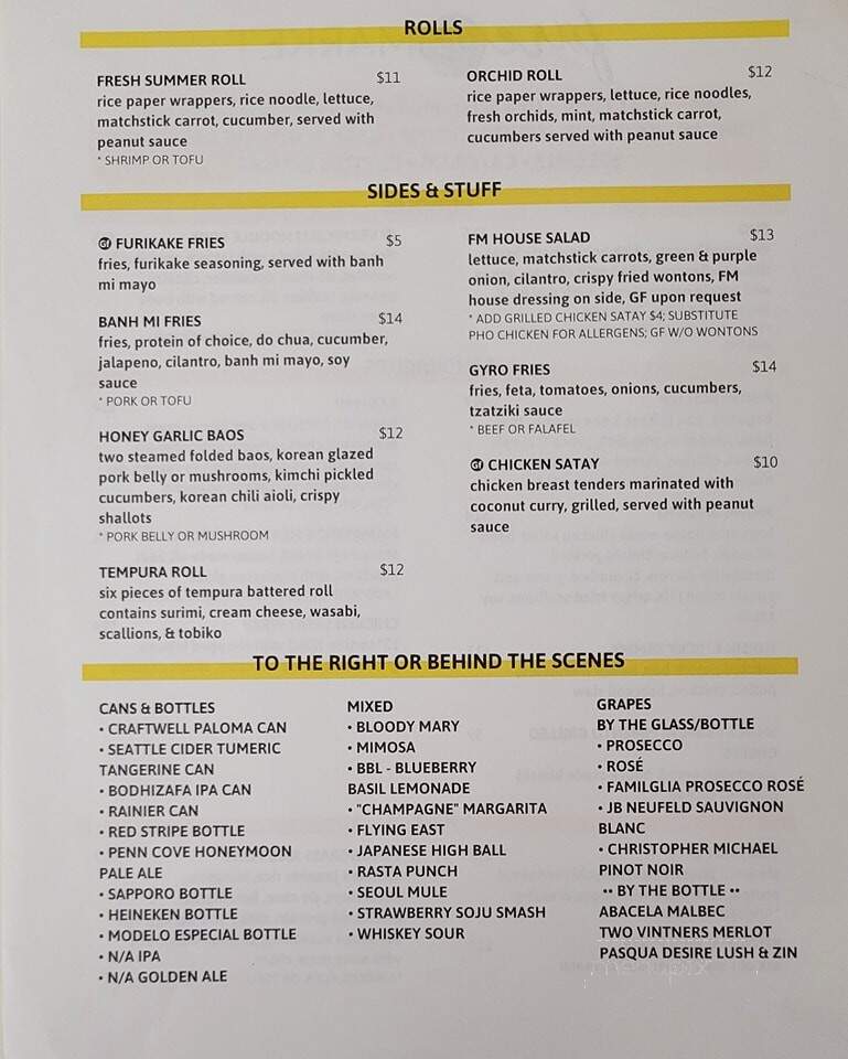 Fare Market - Freeland, WA menu_pic