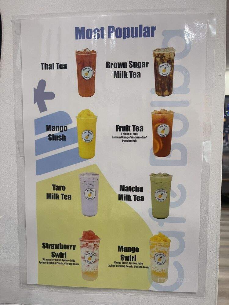 Cafe Bulba - Anaheim, CA menu_pic