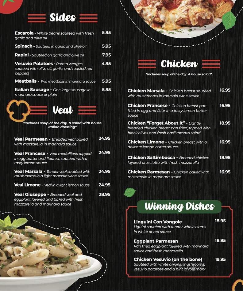 Capri Xpress - Lemont, IL menu_pic