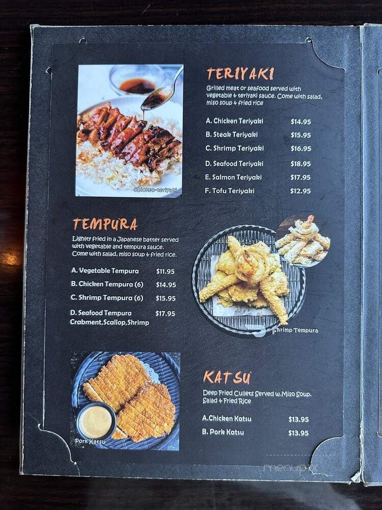 Kazama Ramen Bar - Tulsa, OK menu_pic