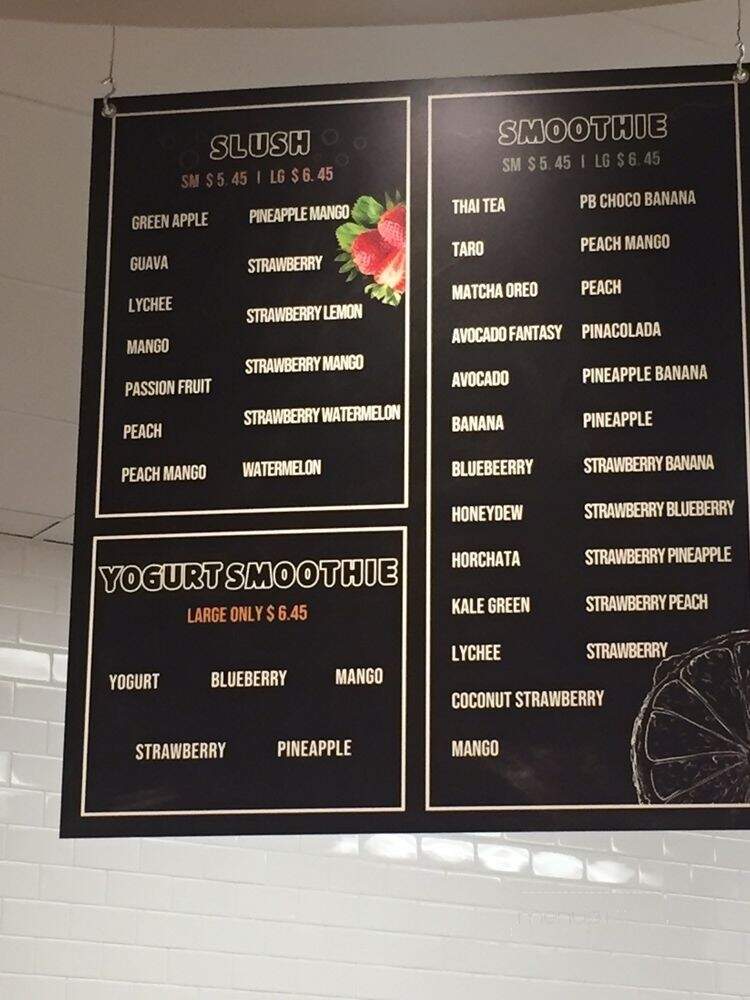 Teddy Boba - Rocklin, CA menu_pic