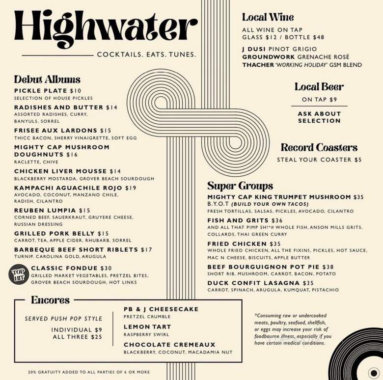 Highwater - San Luis Obispo, CA