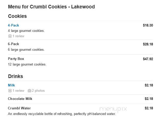 Crumbl Cookies - Lakewood, WA
