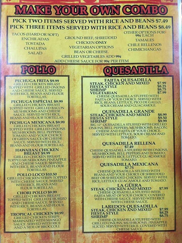 Santa Fe - Iuka, MS menu_pic