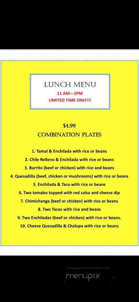 Santa Fe - Iuka, MS menu_pic