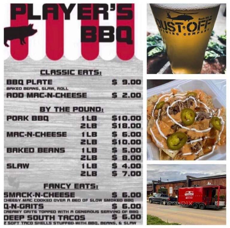 Player's BBQ - Edgemoor, SC menu_pic