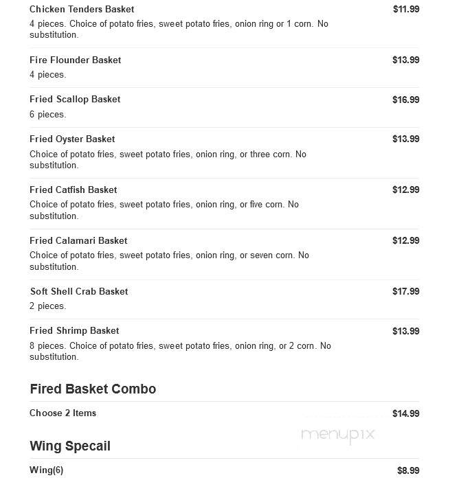 Crab Joyous - Clifton Heights, PA menu_pic