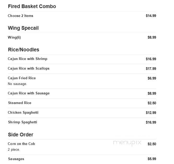 Crab Joyous - Clifton Heights, PA menu_pic