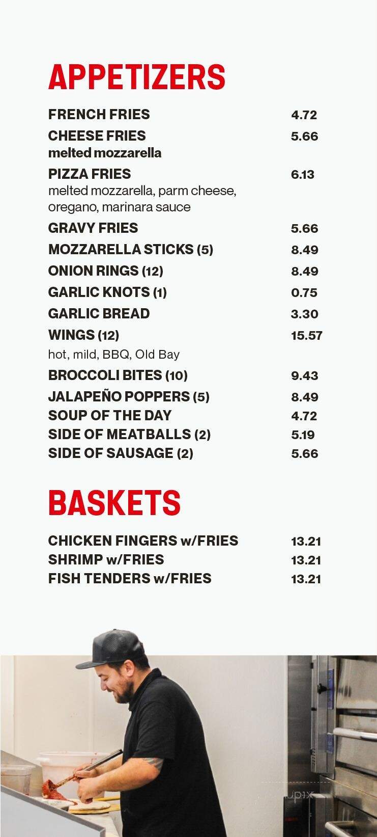 Serpone's Pizza - Berlin, MD menu_pic