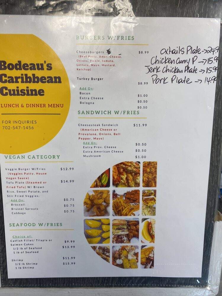 Bodeau's Caribbean Cuisine - Las Vegas, NV