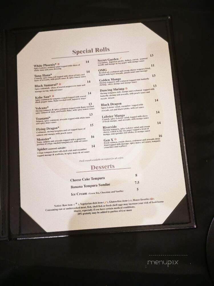 Maguro Sushi - Tulsa, OK menu_pic