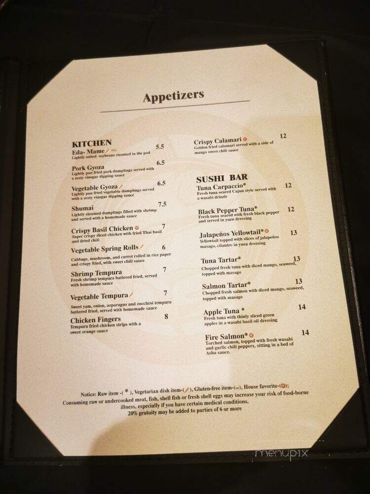 Maguro Sushi - Tulsa, OK menu_pic