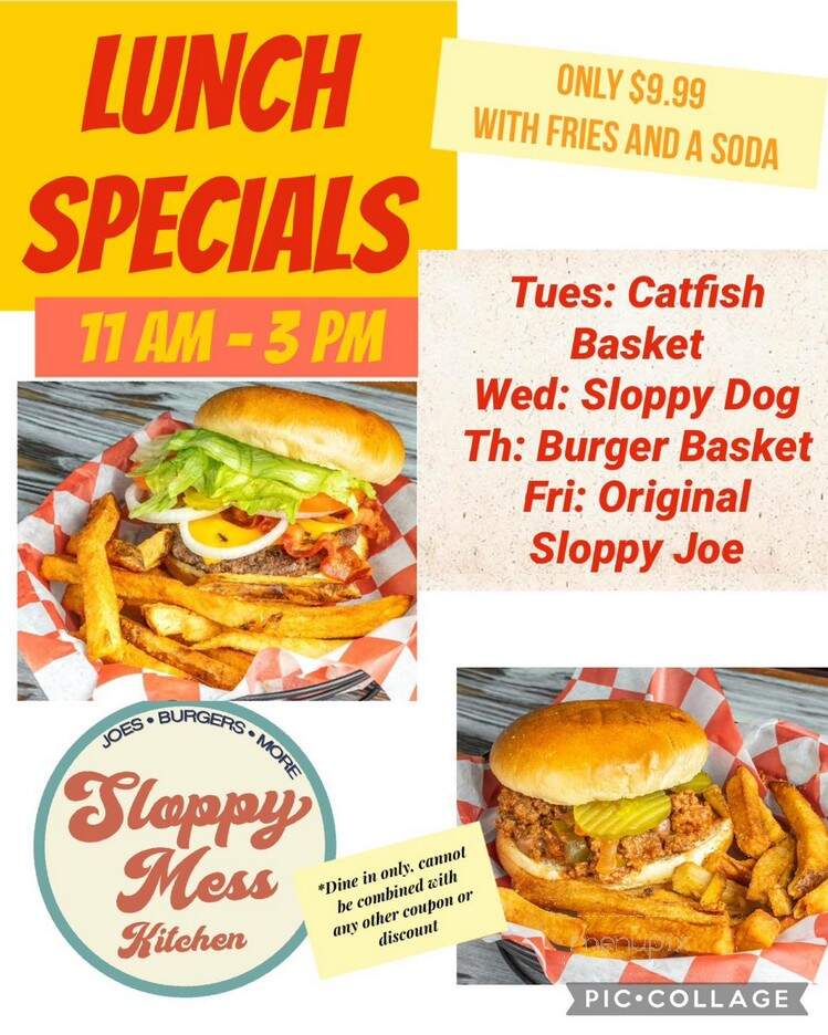 Sloppy Mess Kitchen: Joes, Burgers & More - Allen, TX