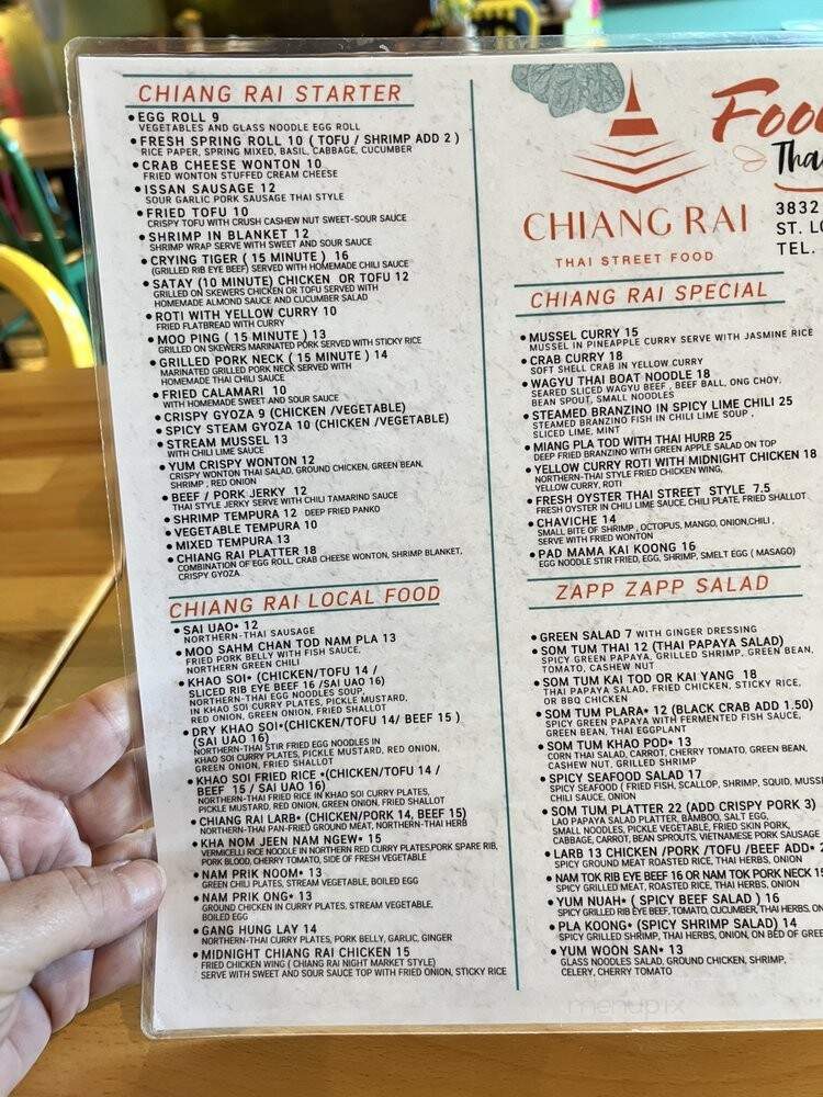 Chiang Rai - Long Beach, CA menu_pic