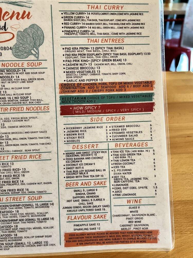 Chiang Rai - Long Beach, CA menu_pic