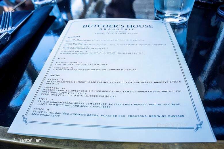 Butcher's House Brasserie - Costa Mesa, CA menu_pic