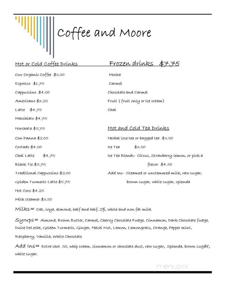 Coffee & Moore - Sebastopol, CA