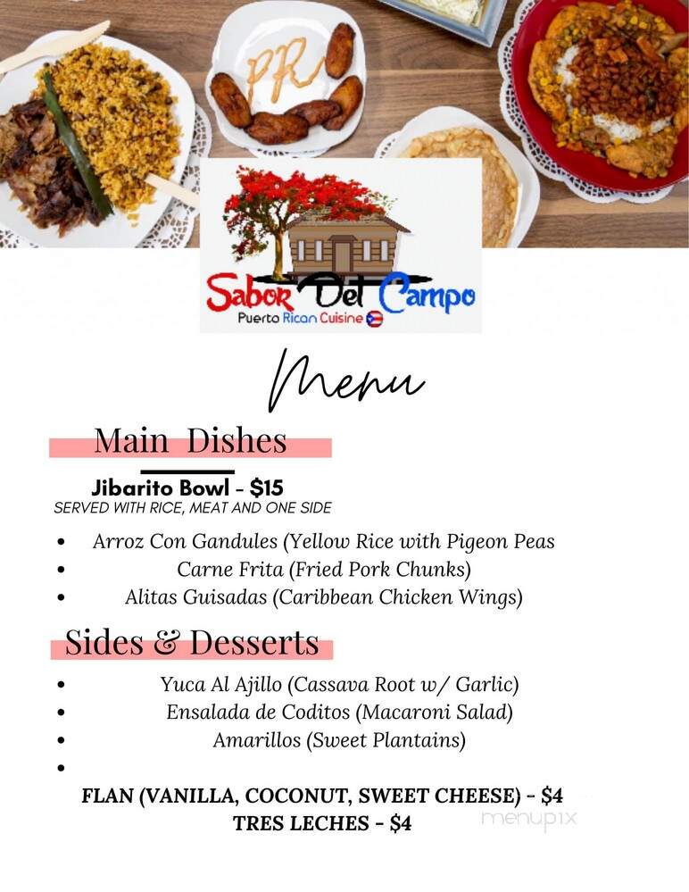 Sabor Del Campo - Denver, CO menu_pic
