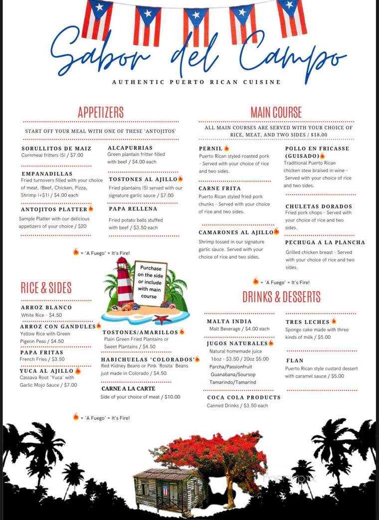 Sabor Del Campo - Denver, CO menu_pic