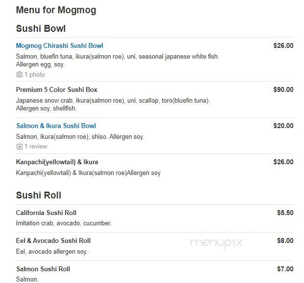 MogMog - Long Island City, NY menu_pic