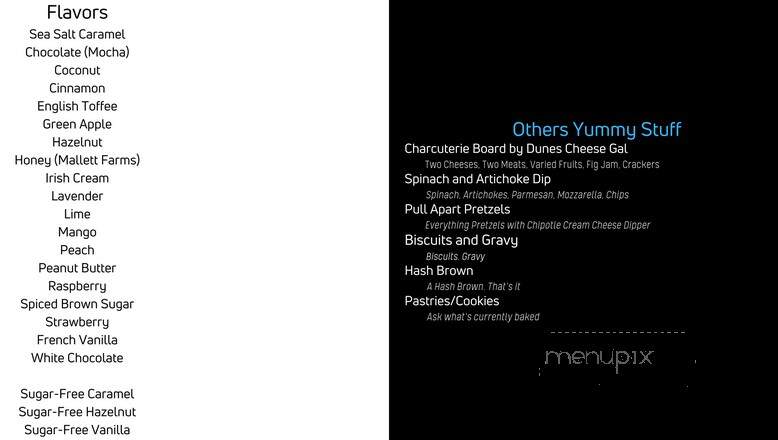 High Ground Cafe and Espresso Bar - North Sioux City, SD menu_pic