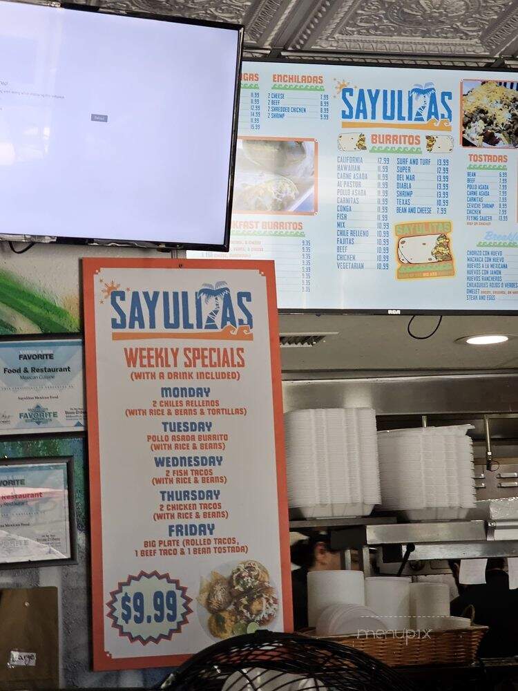 Sayulitas Mexican Food - Santee, CA
