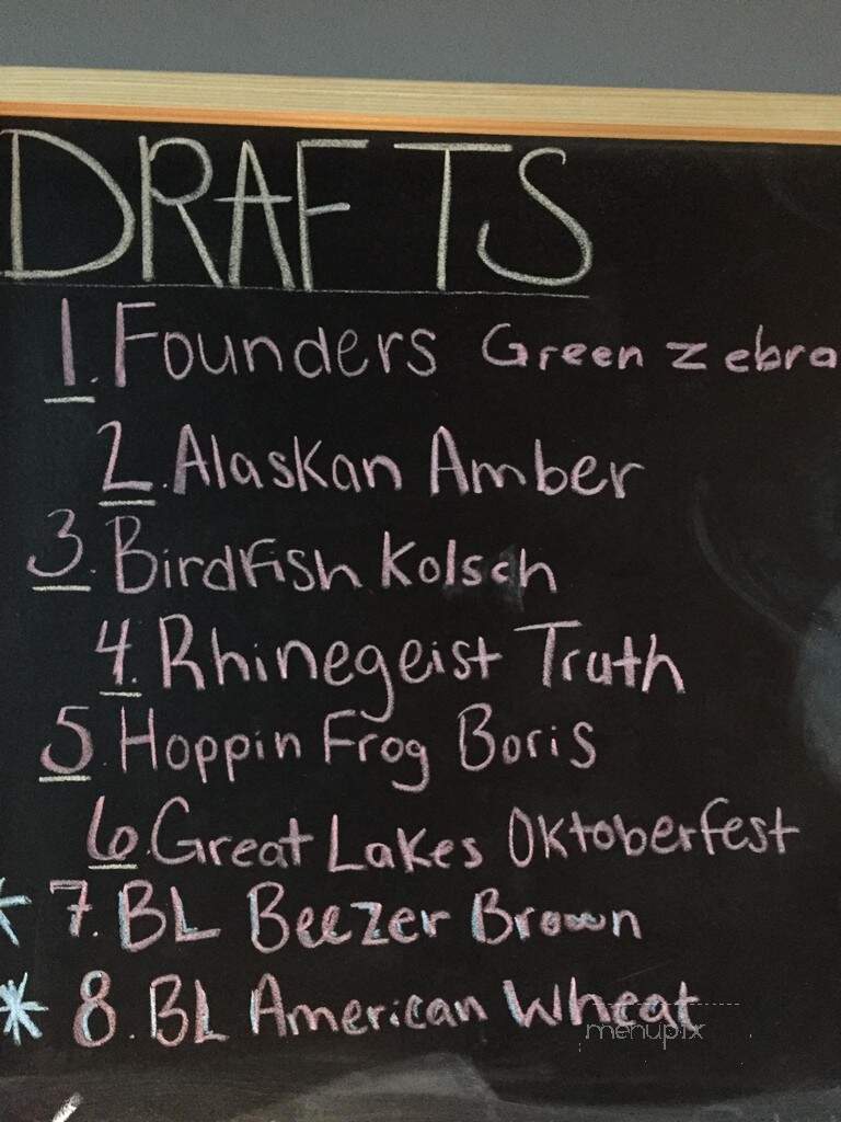Brewlounge Beer - Columbiana, OH menu_pic