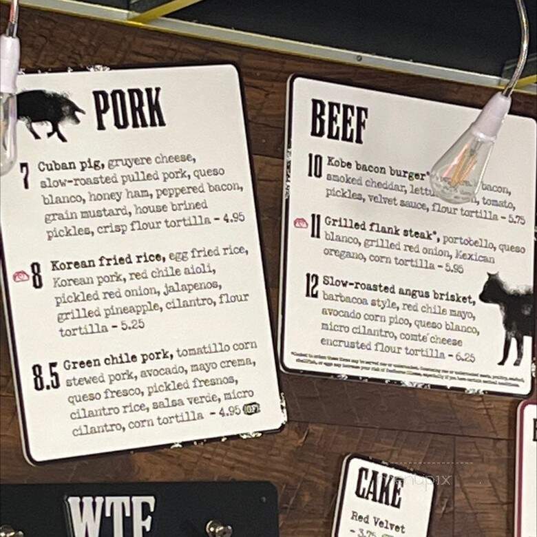 Velvet Taco - Tulsa, OK menu_pic