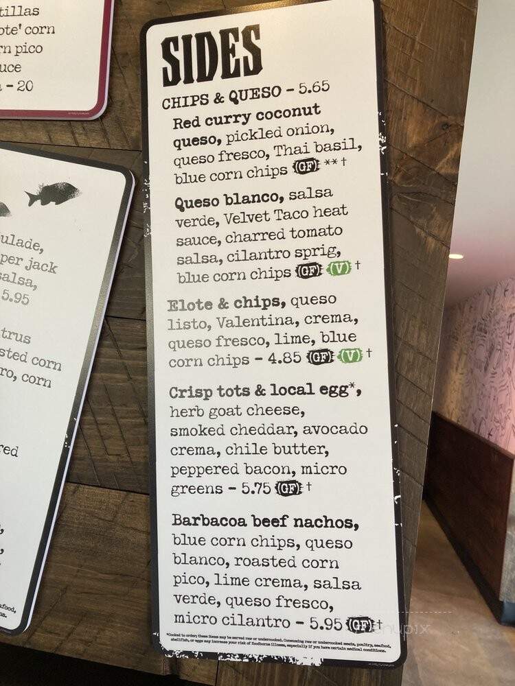 Velvet Taco - Tulsa, OK menu_pic