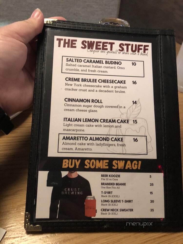 Crust Brewing - Rosemont, IL menu_pic