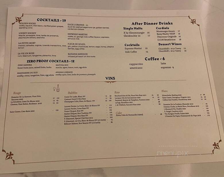 Duck Duck Goose - Washington, DC menu_pic
