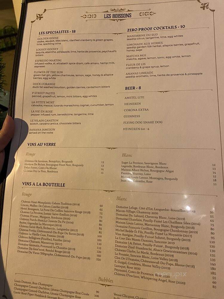 Duck Duck Goose - Washington, DC menu_pic