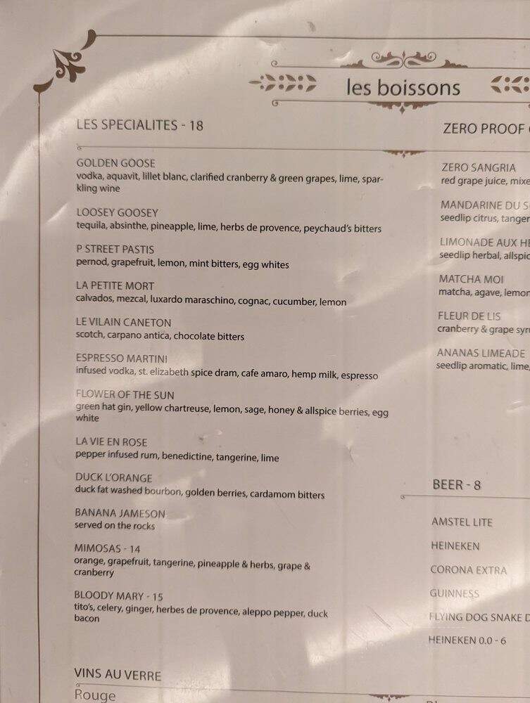 Duck Duck Goose - Washington, DC menu_pic
