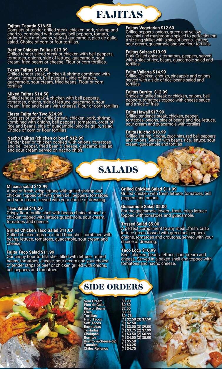 Blue Tequila - Le Mars, IA menu_pic