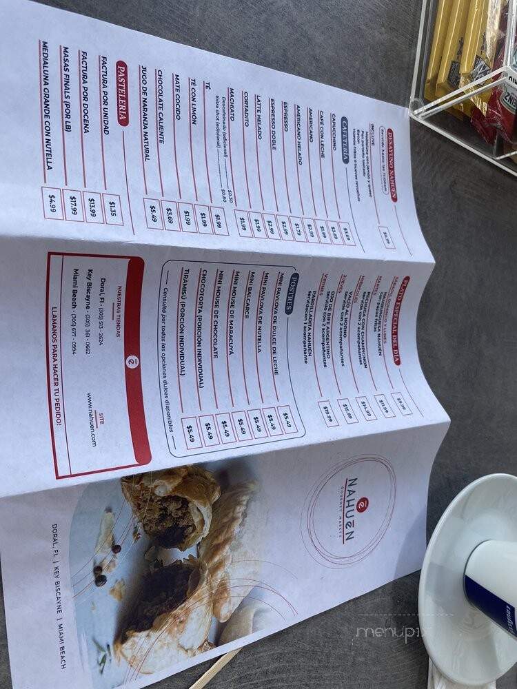 Nahuen Gourmet Market - Miami Beach, FL menu_pic