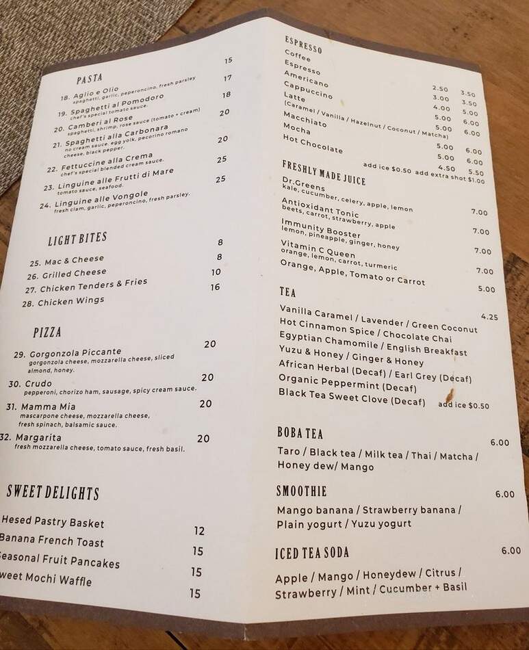 Cafe Hesed - Little Ferry, NJ menu_pic